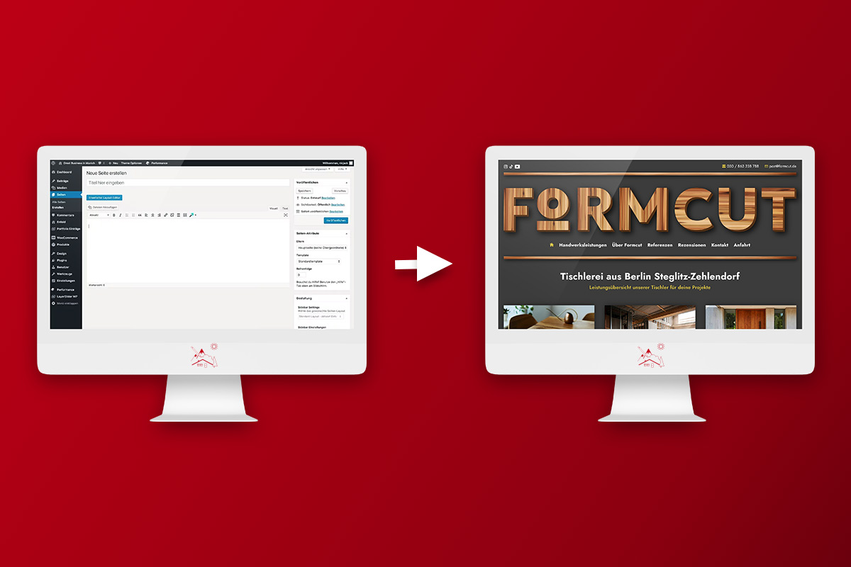 Bildcollage für Headless CMS-Systeme der Online Marketing Agentur  am Bodensee