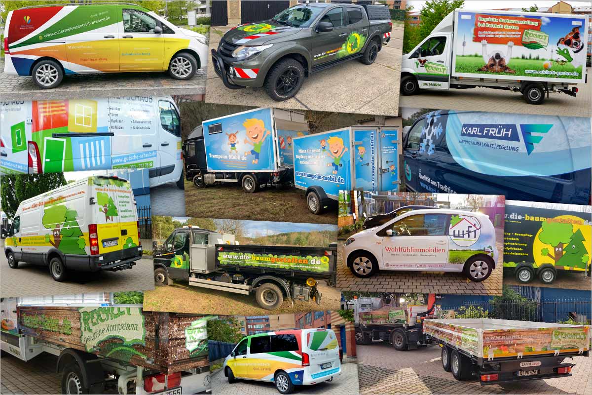 Fahrzeug- und Autowerbung der Werbeagentur für Kressbronn am Bodensee, Lindau (Bodensee) und Wasserburg (Bodensee)
