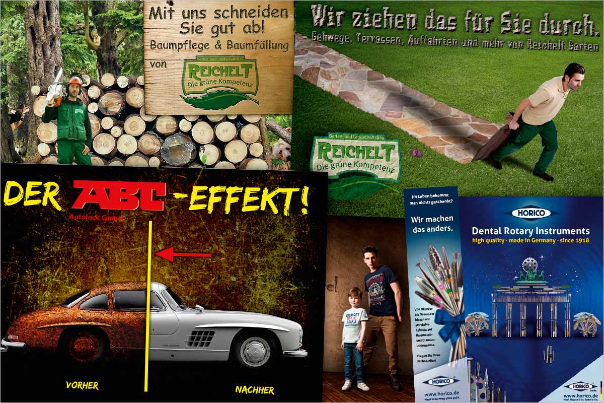 Bild von Referenzen Bildcollagen - Werbeagentur  am Bodensee