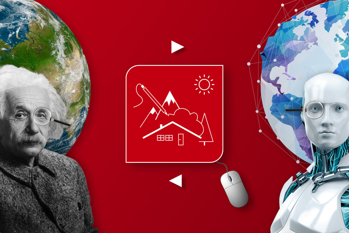 Bildcollage für KI und Suchmaschinenoptimierung der Online Marketing Agentur  am Bodensee
