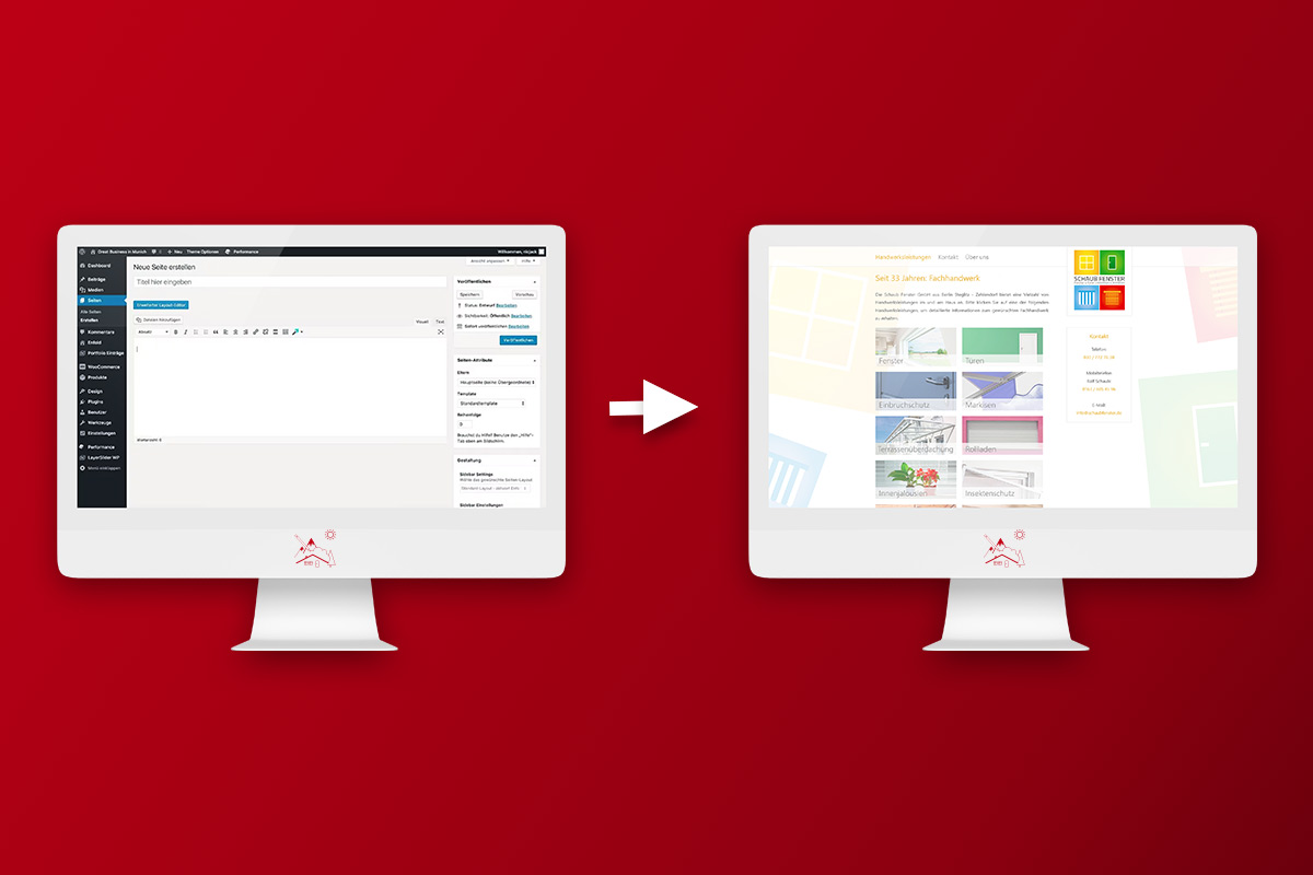Webdesigner, Agentur + Programmierer von CMS-Systemen am Bodensee
