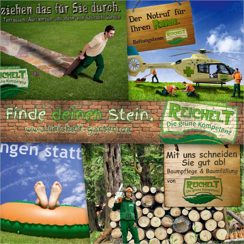 Referenz Bildcollage + Werbebild der Werbeagentur am Bodensee